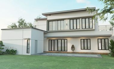 rumah megah bebas konsep di komplek pemda