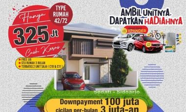 Jual Rumah Murah di Sidoarjo - ON SALE! Diamond Village Juanda 1, Dijual Hunian Asri Harga Promo