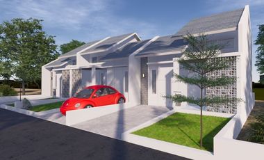 Dijual Rumah Murah Type 36 Konsep Modern di Prambanan