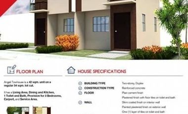 3BR 2-STRY ANGELI DPX @LUMINA PANDI-ONLY 8,581 MONTHLY AMORT