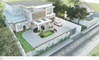 di jual rumah mewah full interior dan isi di jalan cemarah kipas komplek pemda pekanbaru
