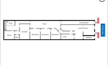 Pte. Roca 500 - Casa/Local  de uso comercial en venta - Rosario