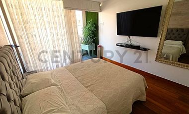 SE ARRIENDA EXCLUSIVO DEPARTAMENTO FULL AMOBLADO Y EQUIPADO