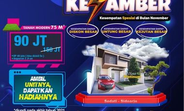 rumah murah sidoarjo 2021 Diamond City Juanda Sidoarjo