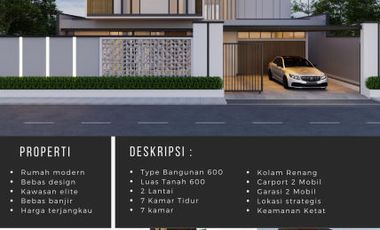 miliki rumah baru bebas design di komplek pemda cemara gading