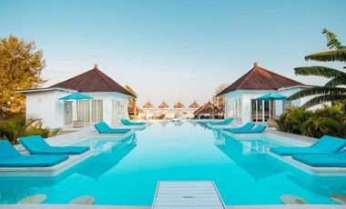 Villa Tepi Pantai View Sunset di Gili Trawangan Lombok