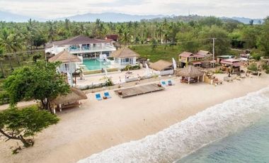 Villa Tepi Pantai View Sunset di Gili Trawangan Lombok