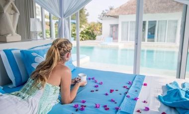 Villa Tepi Pantai View Sunset di Gili Trawangan Lombok