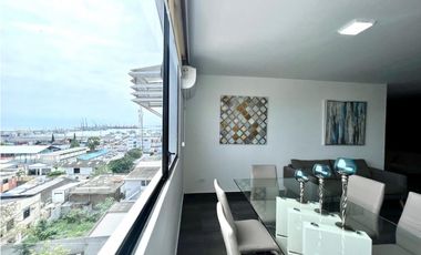 En venta departamento Edificio Status sector Yacht Club Manta