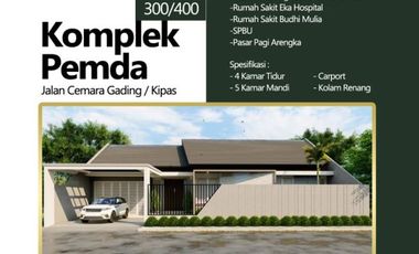 di jual rumah di jalan cemarah kipas komplek pemda pekanbaru