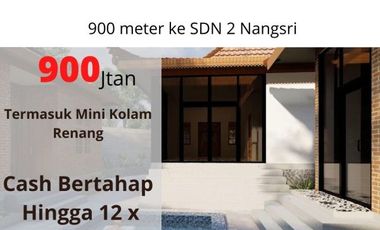 Hanya 900 meter ke SDN 2 Nangsri Rumah Baru Bisa Untuk Homestay