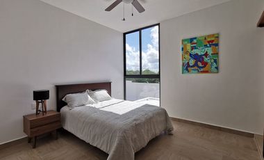 Casa en venta de 3 recámaras en privada con amenidades en Cholul