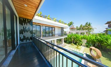 Freehold  - Ubud Hideaway Rooftop Garden Villa with Stunning Mount Agung Views, Bali