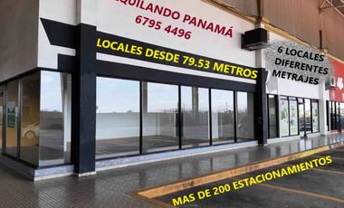 Se Alquilan 6 Locales en Chanis desde 79 Mts $1.034.oo