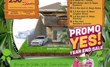 Terlaris di Sidoarjo Rumah Type 42 Harga Hemat 230 Jutaan