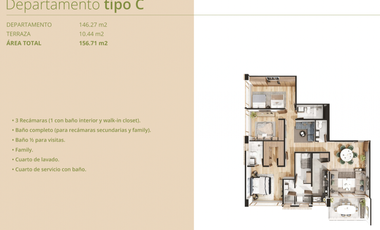 DEPARTAMENTO EN  VENTA, BOSQUE REAL