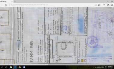 GALPON DE 1100M2 EN UNA SOLA PLANTA, SOBRE LOTE DE 30X37M DE FONDO A LA VENTA O ALQUILER 130MIL PESOS