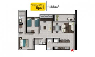SE VENDE APARTAMENTO EN PH HACIENDA GOLF BRISAS DEL GOLF