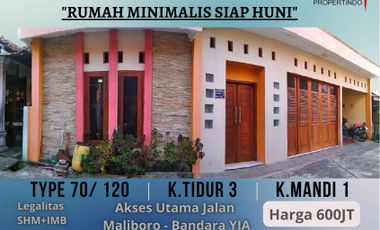 Rumah Siap Huni lokasi strategis hanya 15 Menit dari Jalan Wates