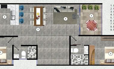 Departamento en Venta en Playa del Carmen