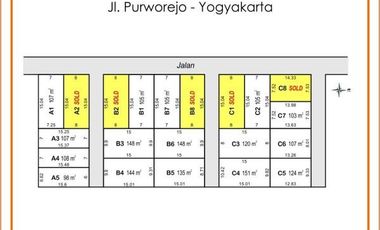 Kavling Selatan SMA 3 Purworejo: Murah SHM P