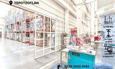 Opportunity to rent a warehouse in Tepotzotlán