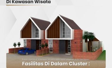Miliki Villa Sharia Mezanine Smarthome Mulai 300jutaan Gratis kolam renang di jalur wisata Gn Bunder Bogor