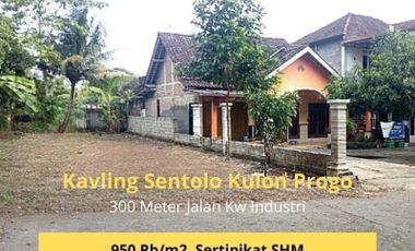 Tanah Murah Sentolo Jogja, Cocok Bangun Kos: Luas 110 m2