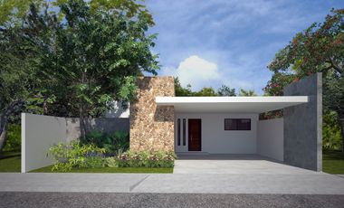 Casa de 1 Planta en Privada Conkal,3 Recámaras a 15 Min Altabrisa, Mérida, Yucat