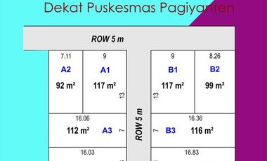 SHM Pecah Unit Dekat Puskesmas Pagiyanten Tegal : 50 Jt-an