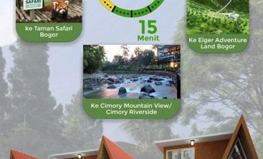 Promo Murah Villa Kayu 2 lantai dekat Eiger adventure land Megamendung Cisarua Puncak Bogor