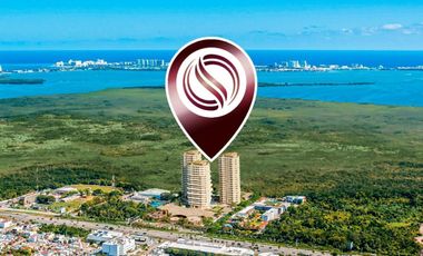 Condominio con terraza panorámica, petfriendly, en venta Cancún.