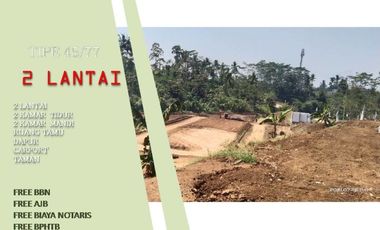 Rumah Dijual di Malang Tipe 45/77 Free Biaya Fasum Lengkap