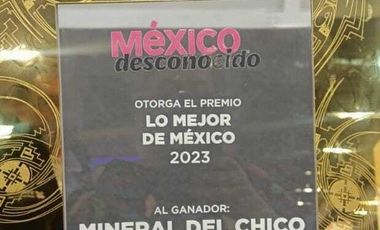 VENTA RANCHO AGUA NACIDA MINERAL DEL CHICO $61.8 el m2