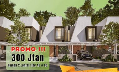 Promo Terbatas Hunian Konsep Jepang Harga 300Jtan 2 Lantai Booking Segera