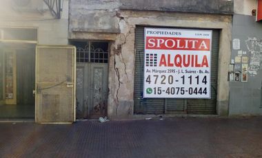 LOCAL APTO TODO RUBRO A METROS DE ESTACION SUAREZ