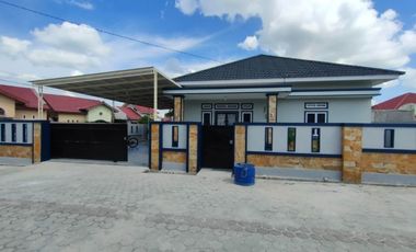 rumah cluster type 54 di pinggir jl delima kota pekanbaru