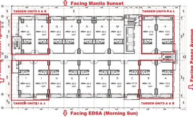 49.5 SQM Now Ready for Turn Over and Fit Out of Units, Timog QC Condo Units 2 Bedrooms