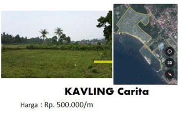 Tanah murah di Bibir Pantai Anyer Pandeglang