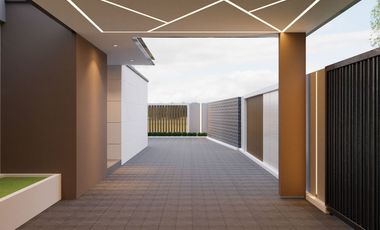 EXCLUSIVE RUMAH BEBAS DESIGN DI KOMPLEK PEMDA