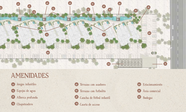 Penthouse (Norte o Sur) en Venta en Najau en San Benito, Telchac