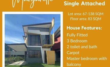 2 storey single attached for sale 3 Br cornerl lot for construction in Liloan , Cebu