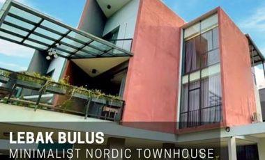 For Sale/Rent Nordic-Style Furnished Townhouse at Lebak Bulus