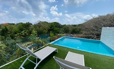 Casa amueblada en Playa del Carmen Playacar-estudio y departamento independiente