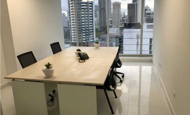 ALQUILER DE OFICINA AMOBLADA CALLE 50 PH TORRE BCT BANK