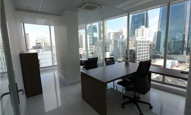 ALQUILER DE OFICINA AMOBLADA CALLE 50 PH TORRE BCT BANK