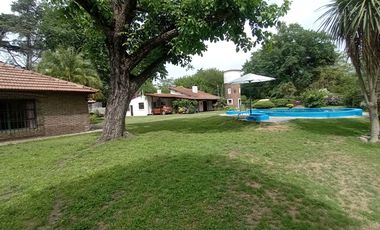 VENTA CASA QUINTA, CABAÑA, PISCINA, PARQUE, PARRILLA, COCHERA, LA REJA MORENO