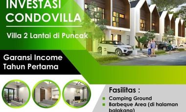 RUMAH VILLA SEJUK ASRI KONSEP SMARTHOME VIEW CANTIK DKT PUNCAK BOGOR