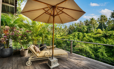 Stunning Jungle and river view Leasehold Villa in Serene Ubud - Your Turn-Key Investment Opportunity