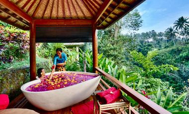 Stunning Jungle and river view Leasehold Villa in Serene Ubud - Your Turn-Key Investment Opportunity